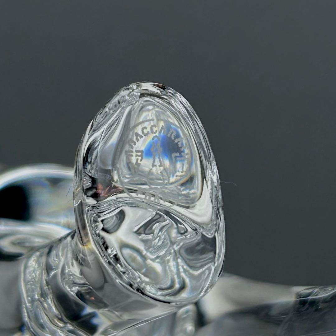 【未使用品品】Baccarat バカラ 置物 インテリア オブジェ　 犬 戌