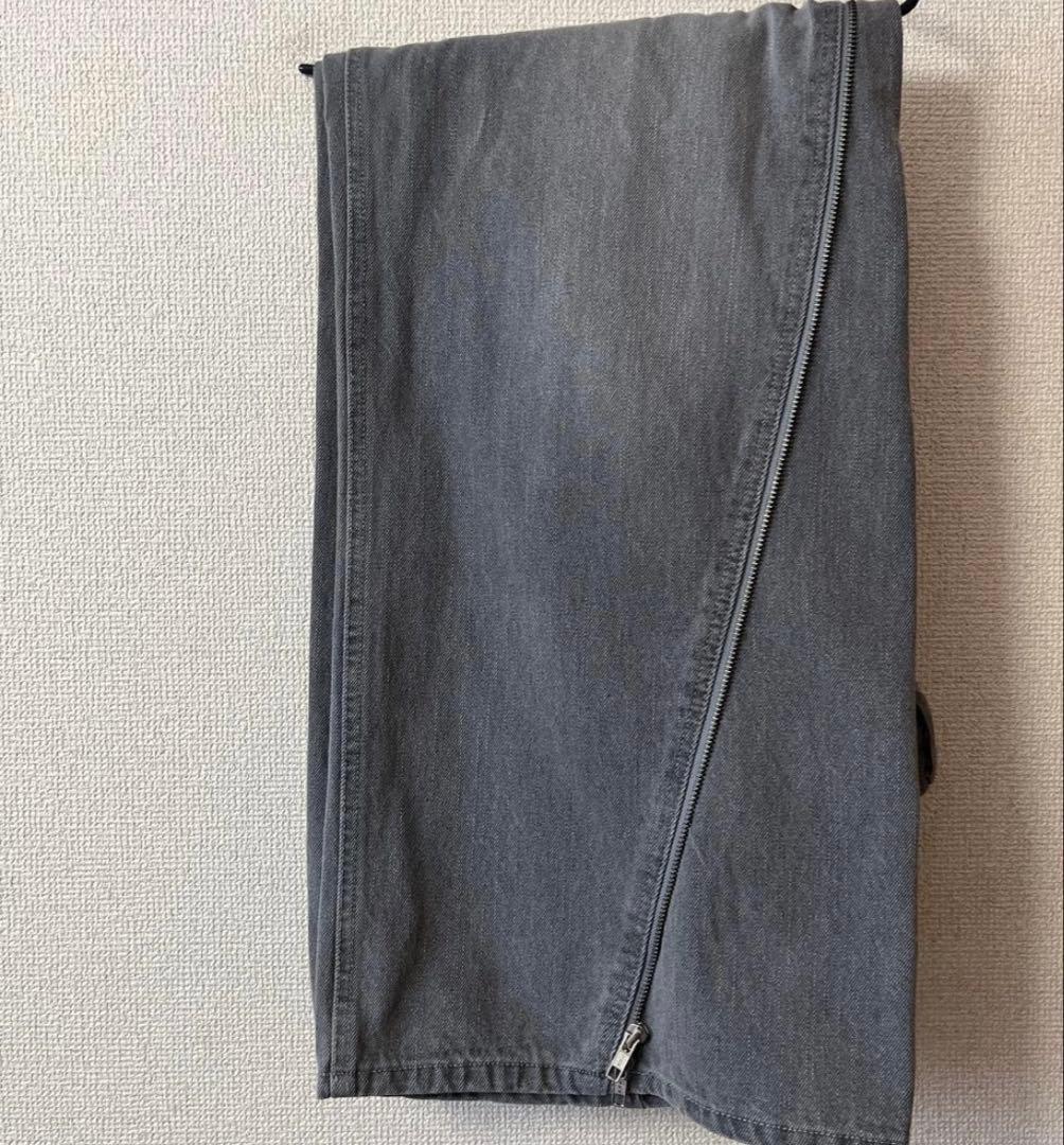 GRANCY ZipDesign バギーデニムパンツ Mサイズ