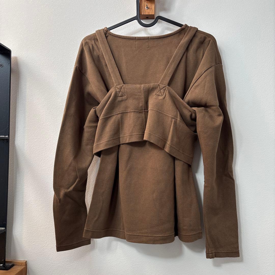 トップス jonnlynx long tee +vest