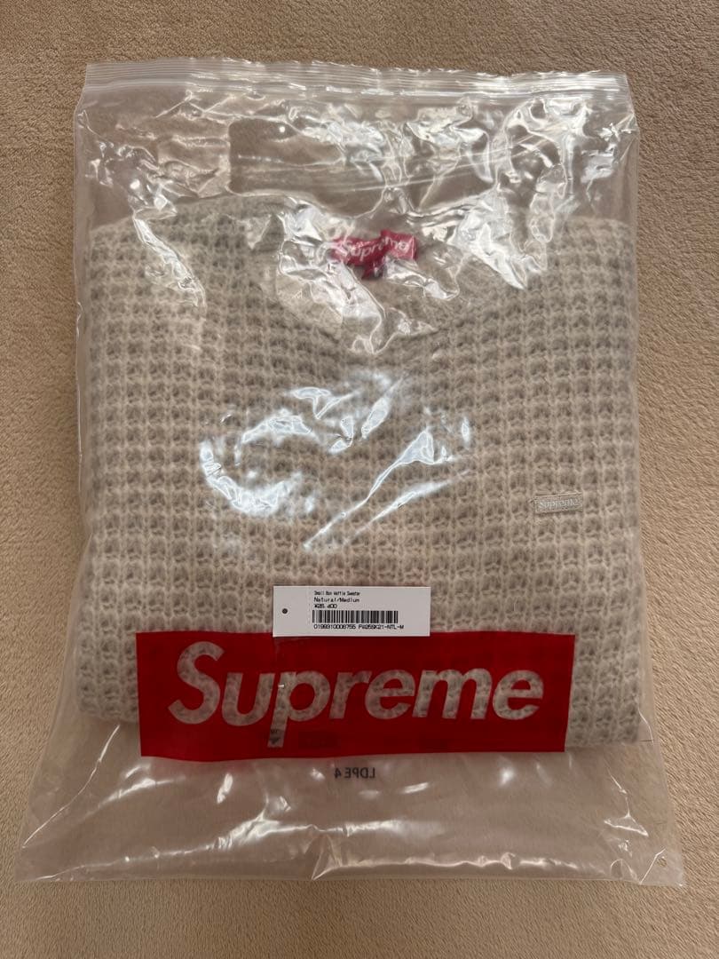 トップス small Box waffle sweater