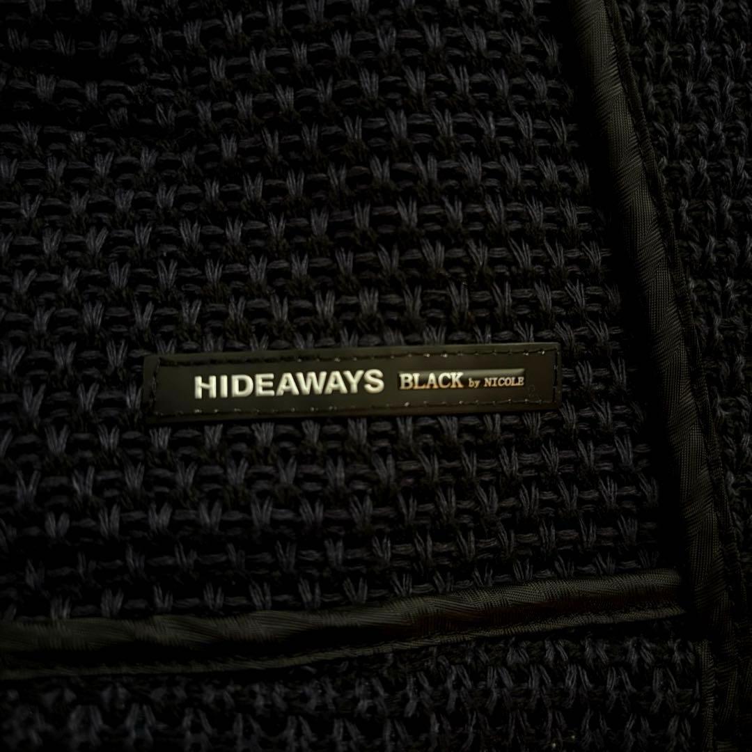 ★新品未使用 Lサイズ★ NICOLE ニット テーラード チンストラップ 紺