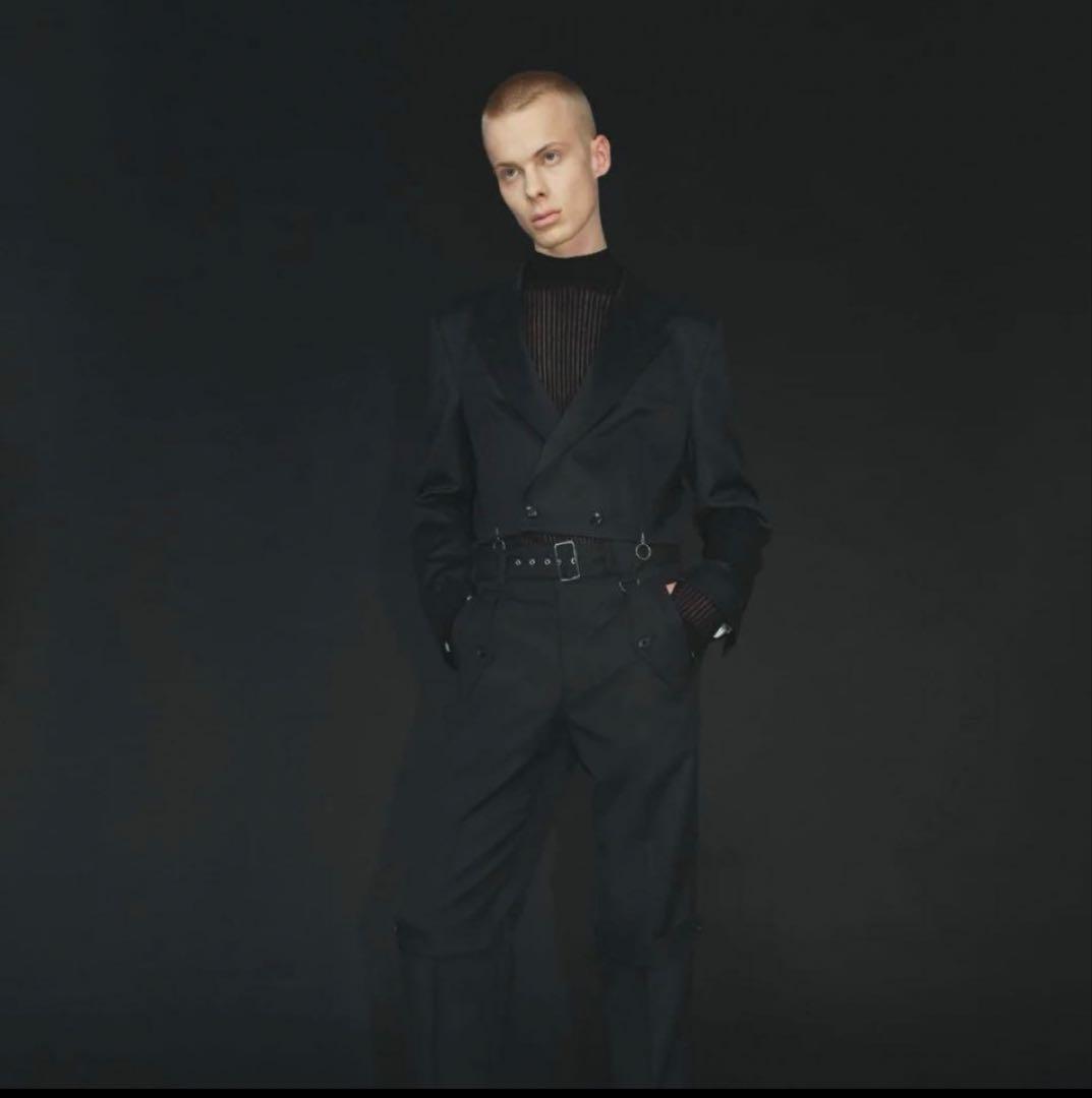 ジョンローレンスサリバン 23AW Wool satin スペンサージャケット