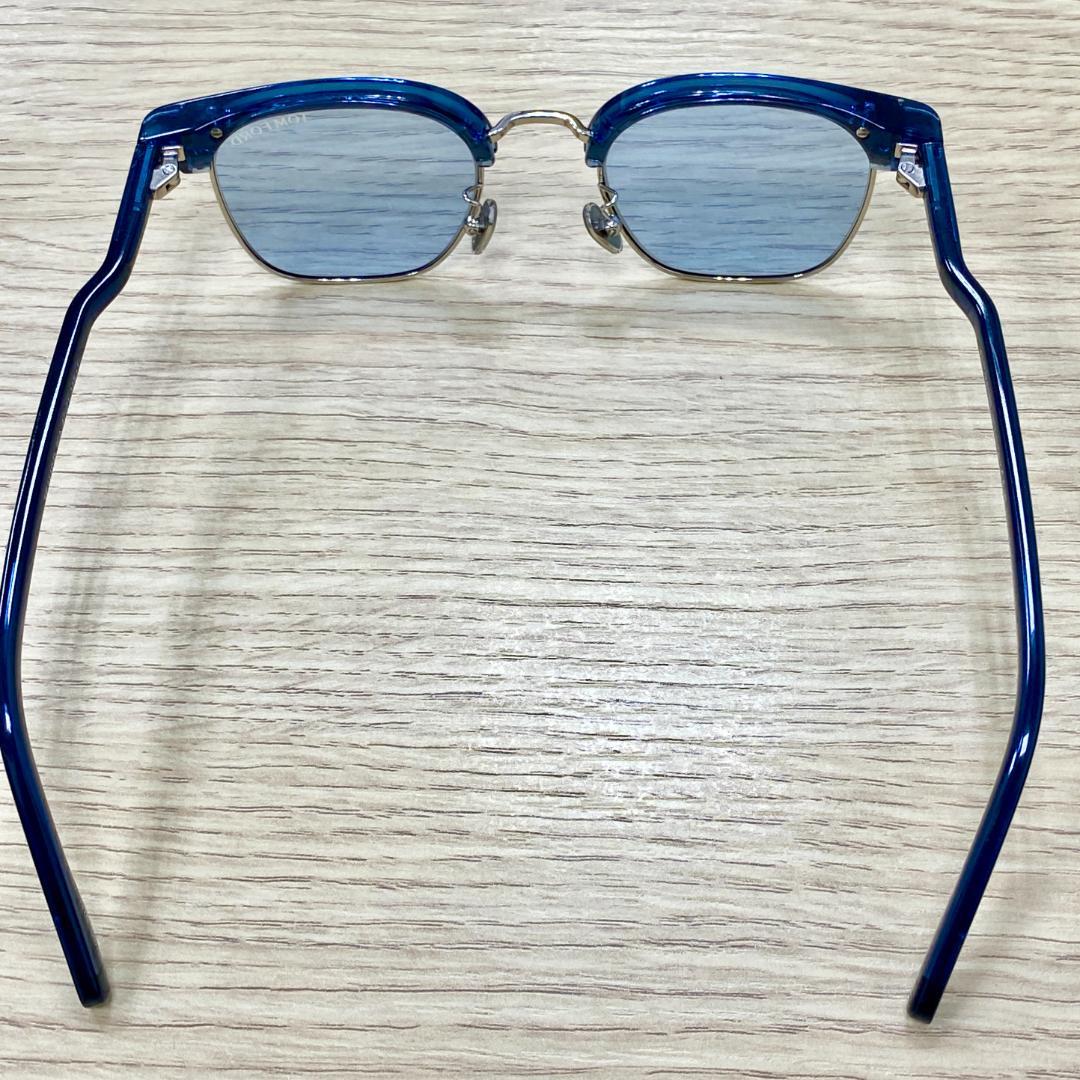 極美品 TOM FORD TF1119-D サングラス ブルー ケース付き