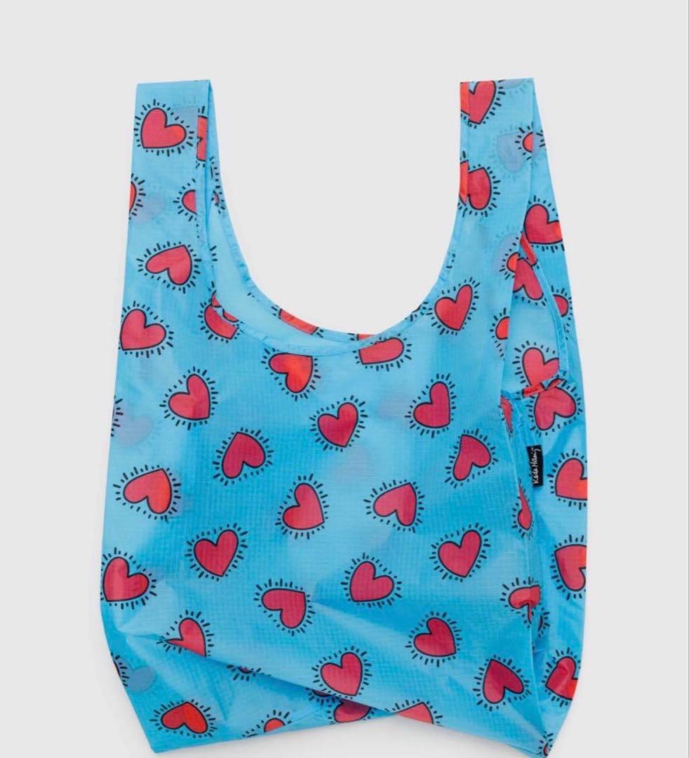 新品未使用BAGGUエコバッグ:キースヘリングKeith Haring