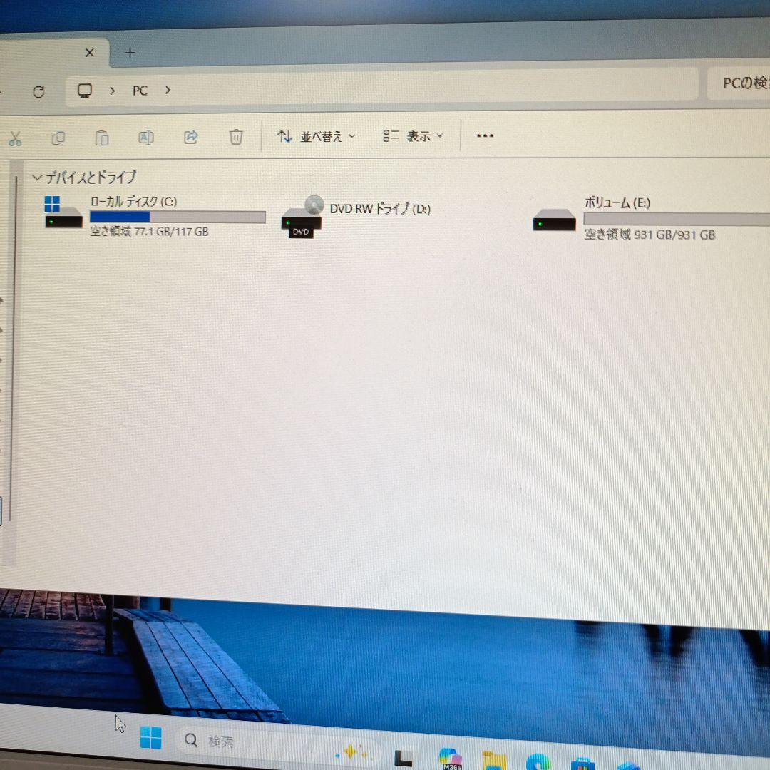 第８世代CPU SSD デスクトップPC　Windows11 Pro EPSON