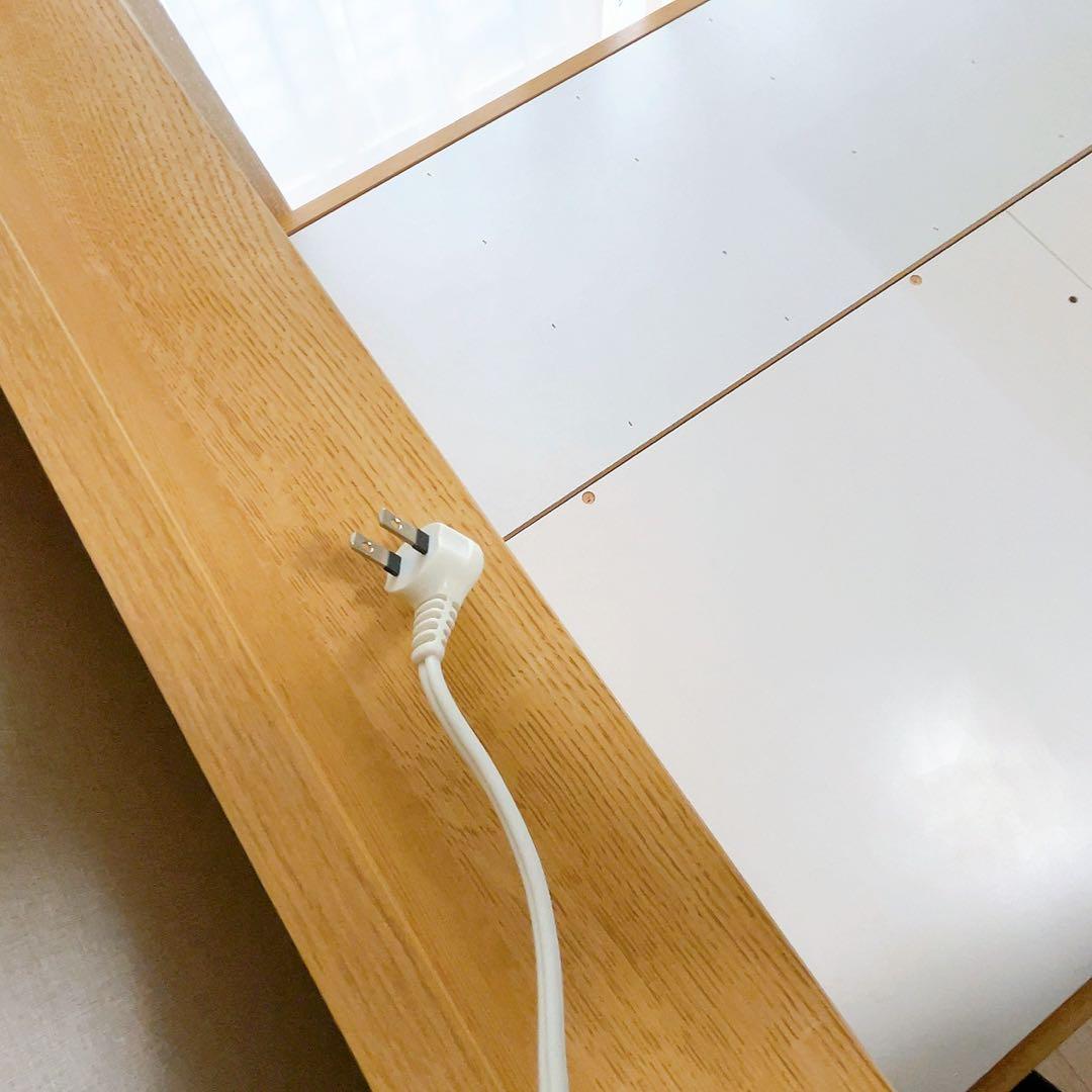 ゆです。ニトリ木製シングルベッド 引き出し収納付き　美品です！