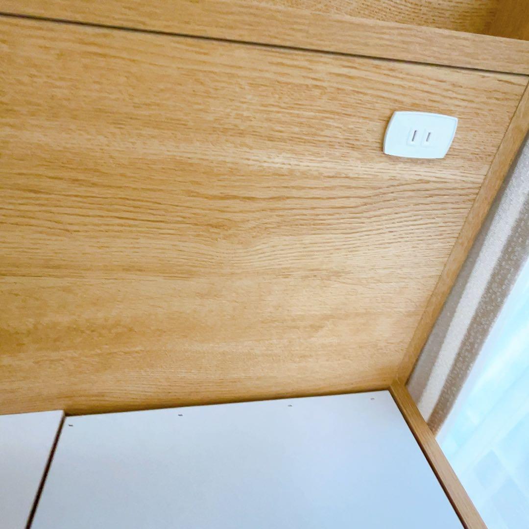 ゆです。ニトリ木製シングルベッド 引き出し収納付き　美品です！
