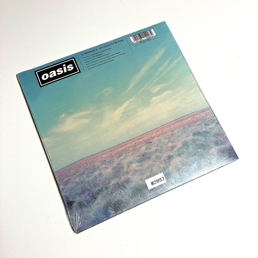 未開封・OASIS オアシス Whatever 30周年記念 7インチシングル