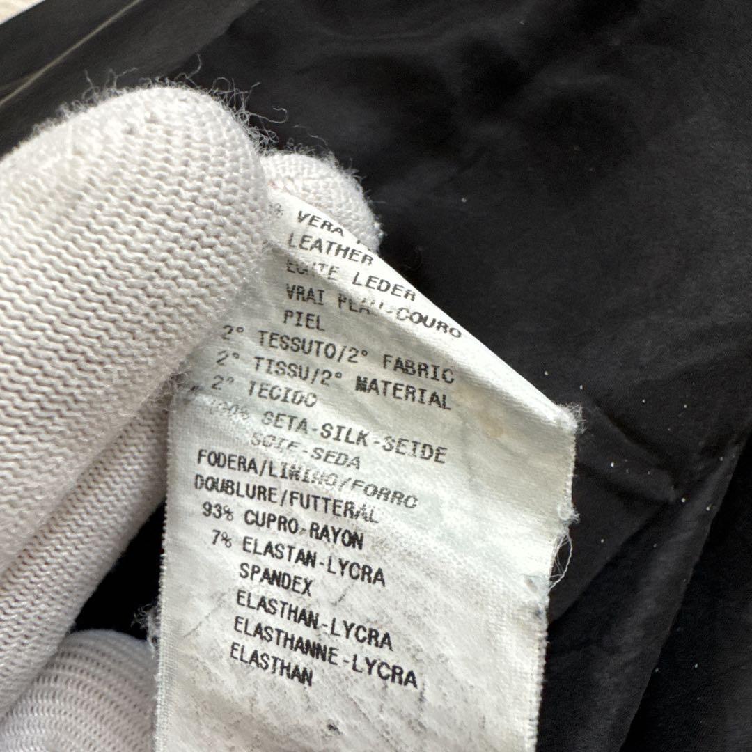 EMPORIO ARMANI エンポリオアルマーニ 本革 ライダースジャケット