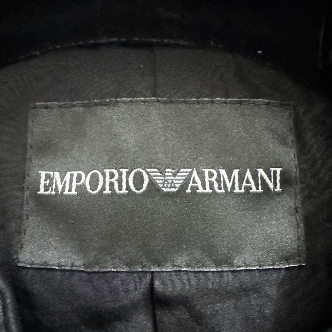 EMPORIO ARMANI エンポリオアルマーニ 本革 ライダースジャケット