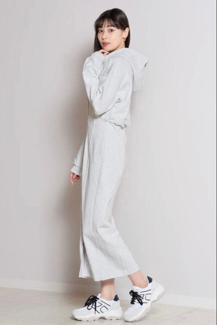 ワンピース Flight Mode Zip Hoodie Dress herlipto
