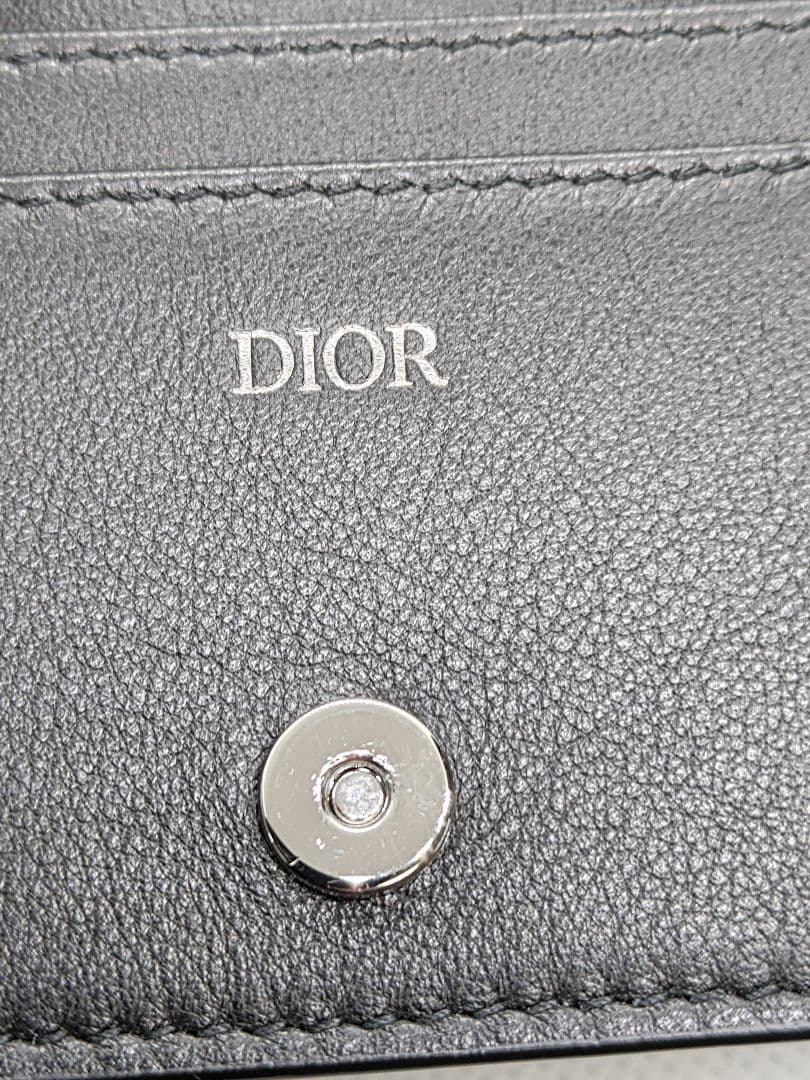 DIOR カードケース オブリーク ジャガード 名刺入れ ビジネスカードホルダー