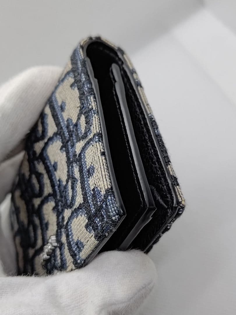 DIOR カードケース オブリーク ジャガード 名刺入れ ビジネスカードホルダー