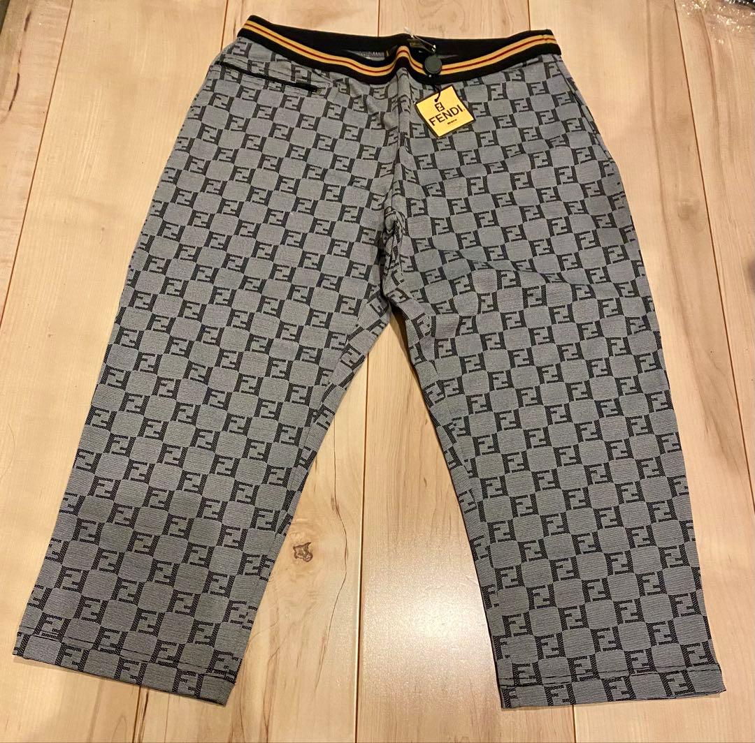 FENDI ズッカ柄 グレー パンツ 新品タグ付き 希少