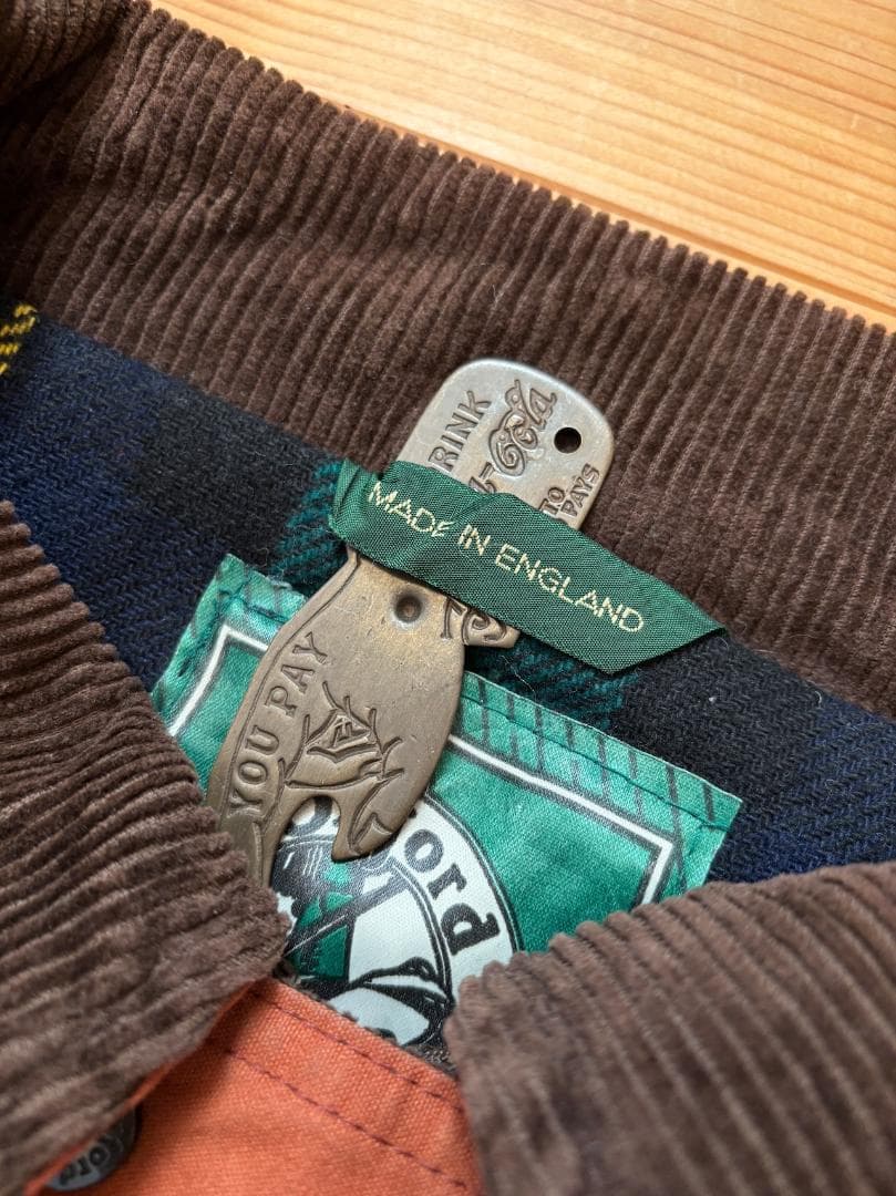 ジャケット・アウター \"Oxford Blue\" Oiled Cotton Jacket L