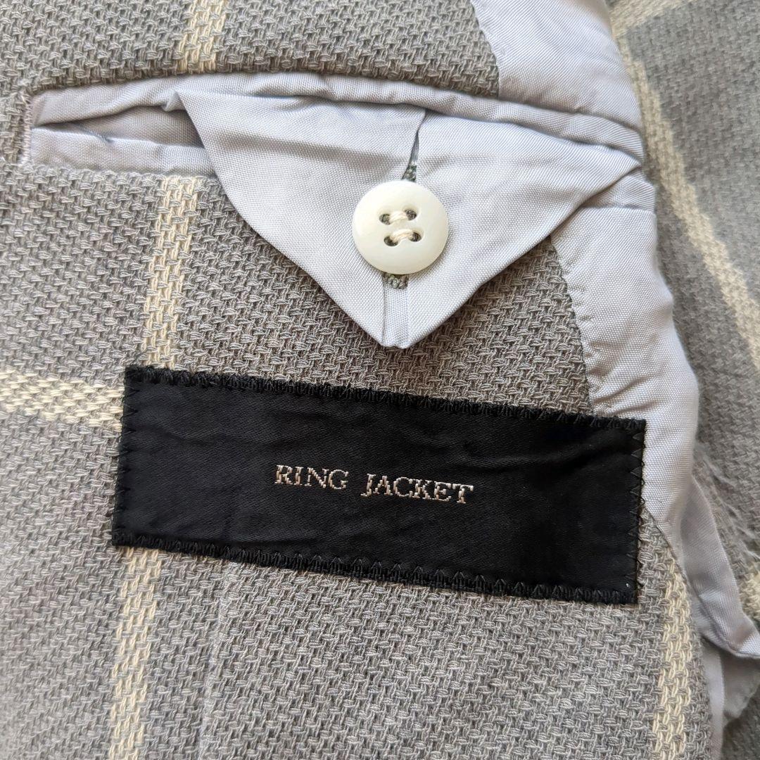 RING JACKET リングヂャケット テーラードジャケット ウィンドウペイン