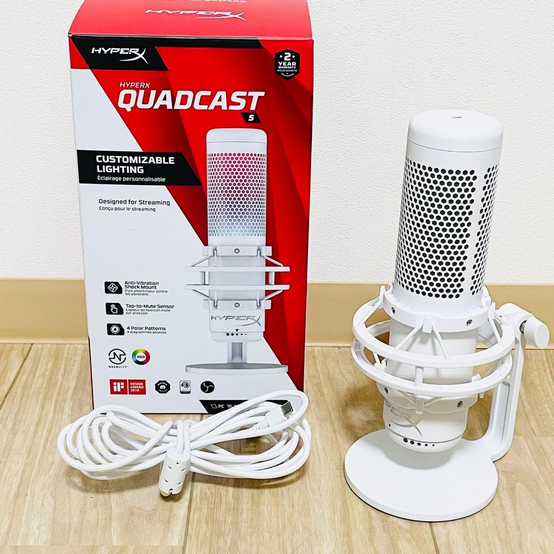 こ*う様 【ほぼ未使用】HyperX QuadCast S コンデンサーマイク