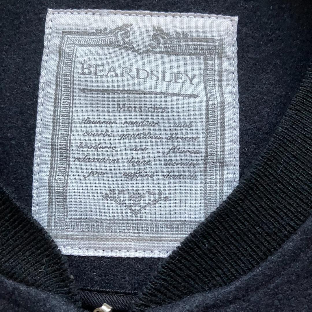 BEARDSLEY 袖パフ ジップブルゾン ブラック ゆったり フリー 近年