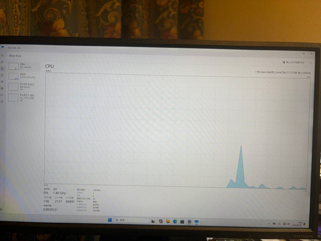 Dell i7-11700 Windows11 Pro デスクトップpc