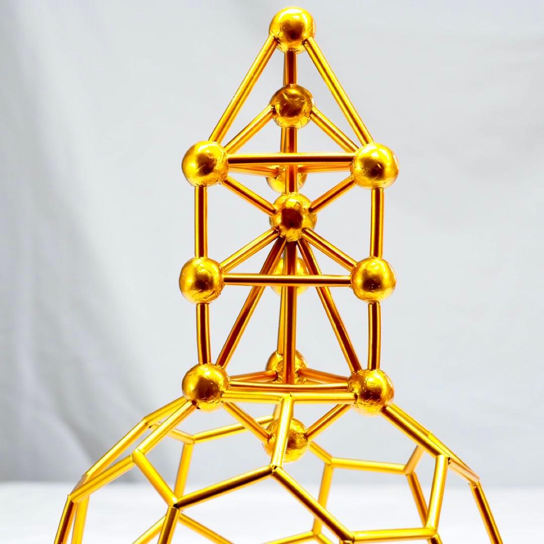 バッキーカバラ　生命の樹＋フラーレン　立体カバラ　3Dカバラ　★ GGL3