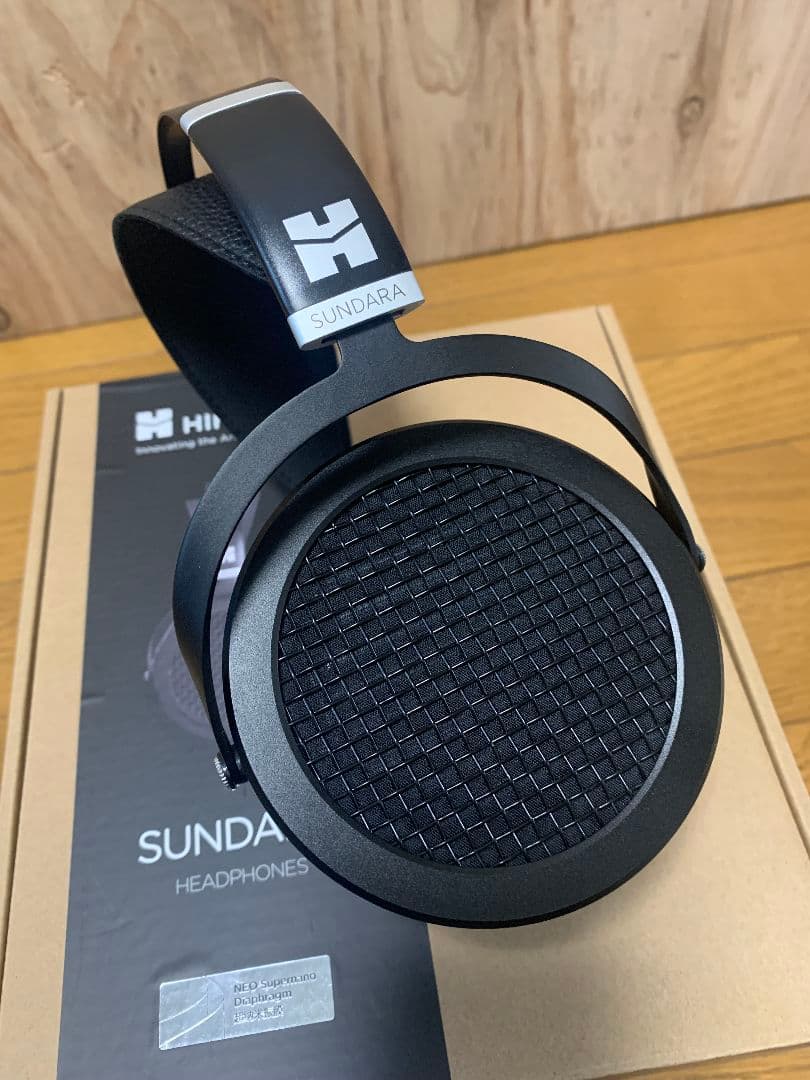 ほぼ新品 HIFIMAN SUNDARA 平面駆動ヘッドホン ハイレゾ おまけ付