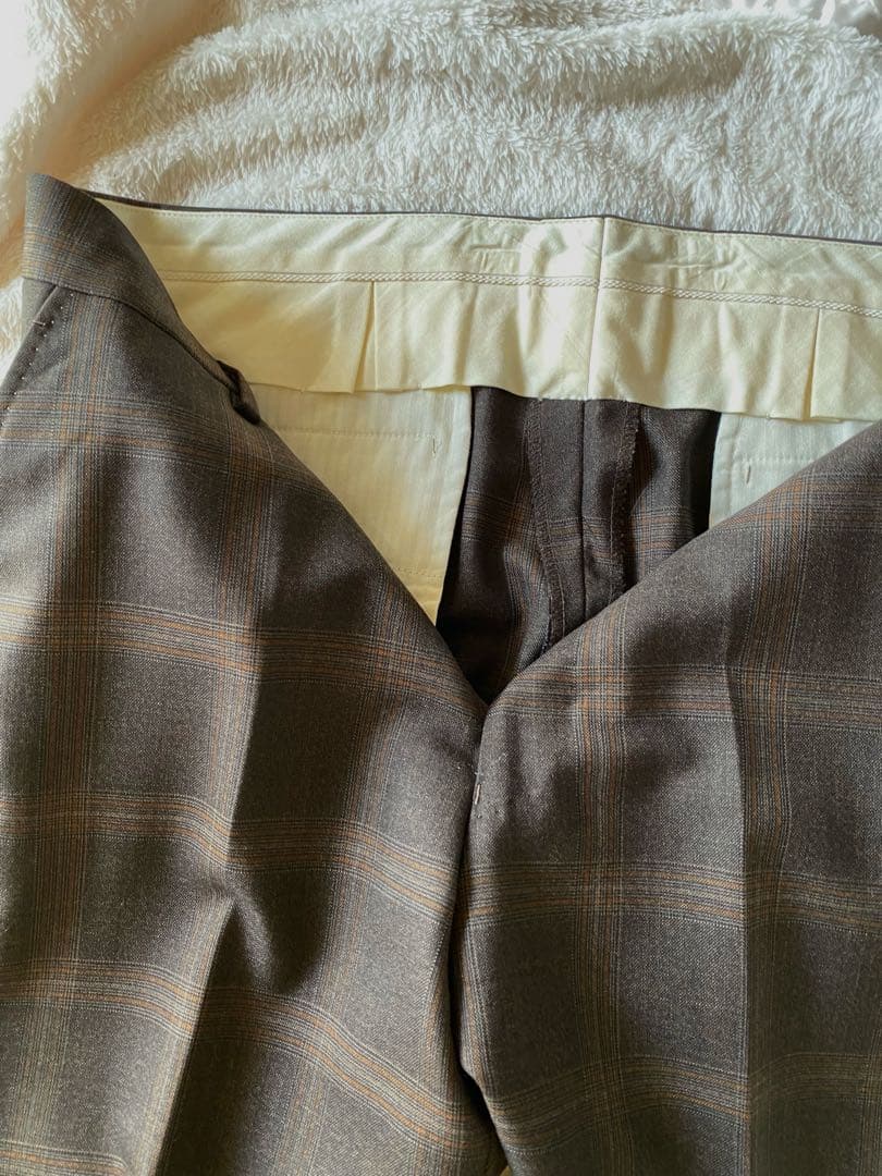 ポールスミス　ビジネススーツ　Ｌブラウンチェック