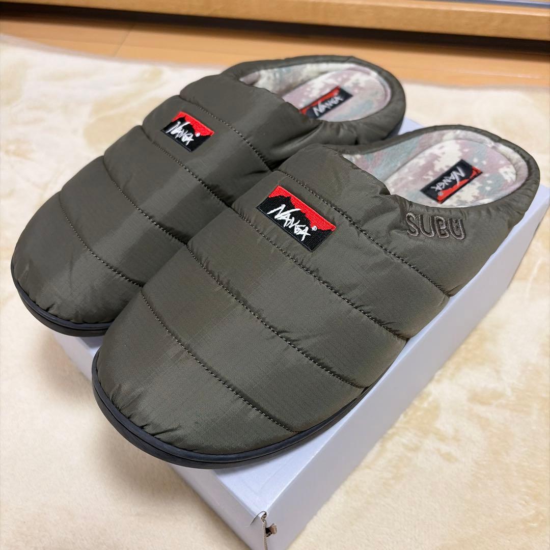 SUBU NANGA サンダル　オリーブグリーン