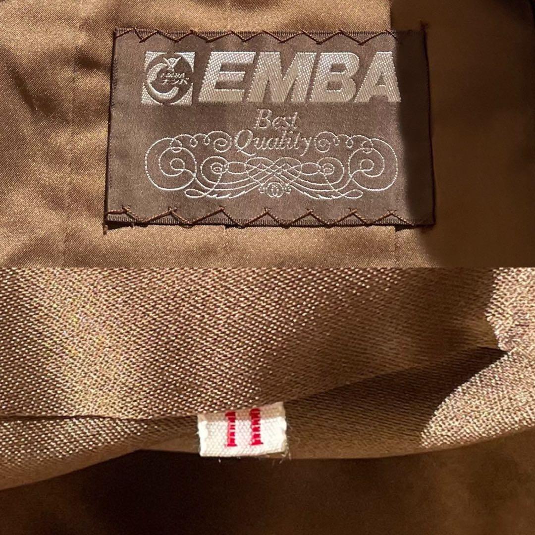 希少デザイン✨ EMBA カラーミンク シェアード ブラウン ファーコート