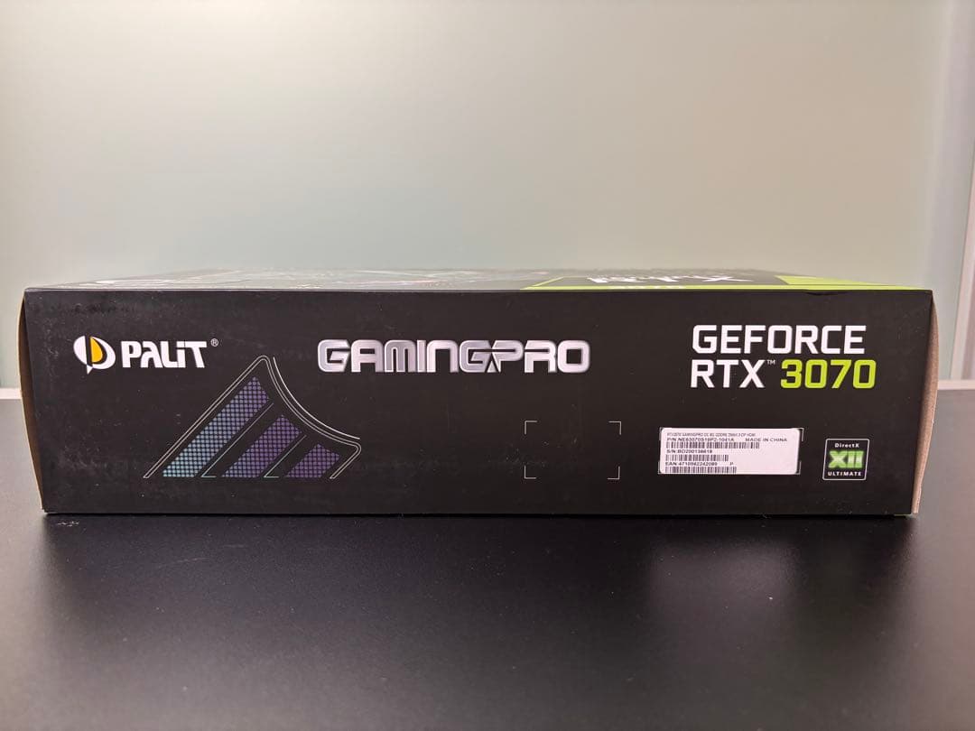 【未開封】PALIT GeForce RTX3070 Gaming Pro8GB