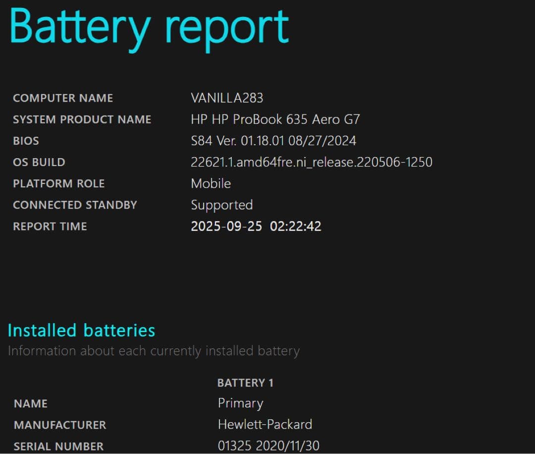 その他ノートPC本体 HP Probook 635 Aero G7/Ryzen 5/ 32GB