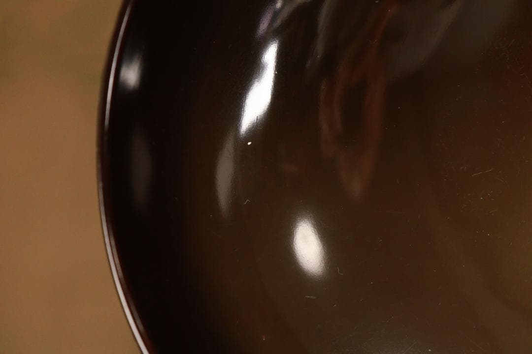 Akiko　輪島塗　図替わり　草花蒔絵　吸物椀　五客　木製　BJ118