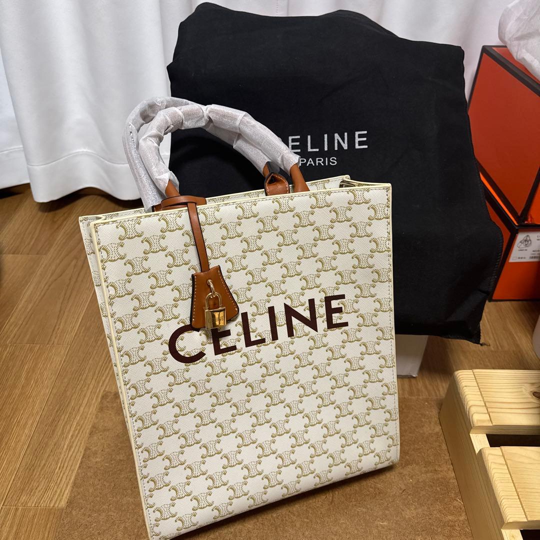 CELINE セリーヌ モノグラム トートバッグ ショルダー紐付き