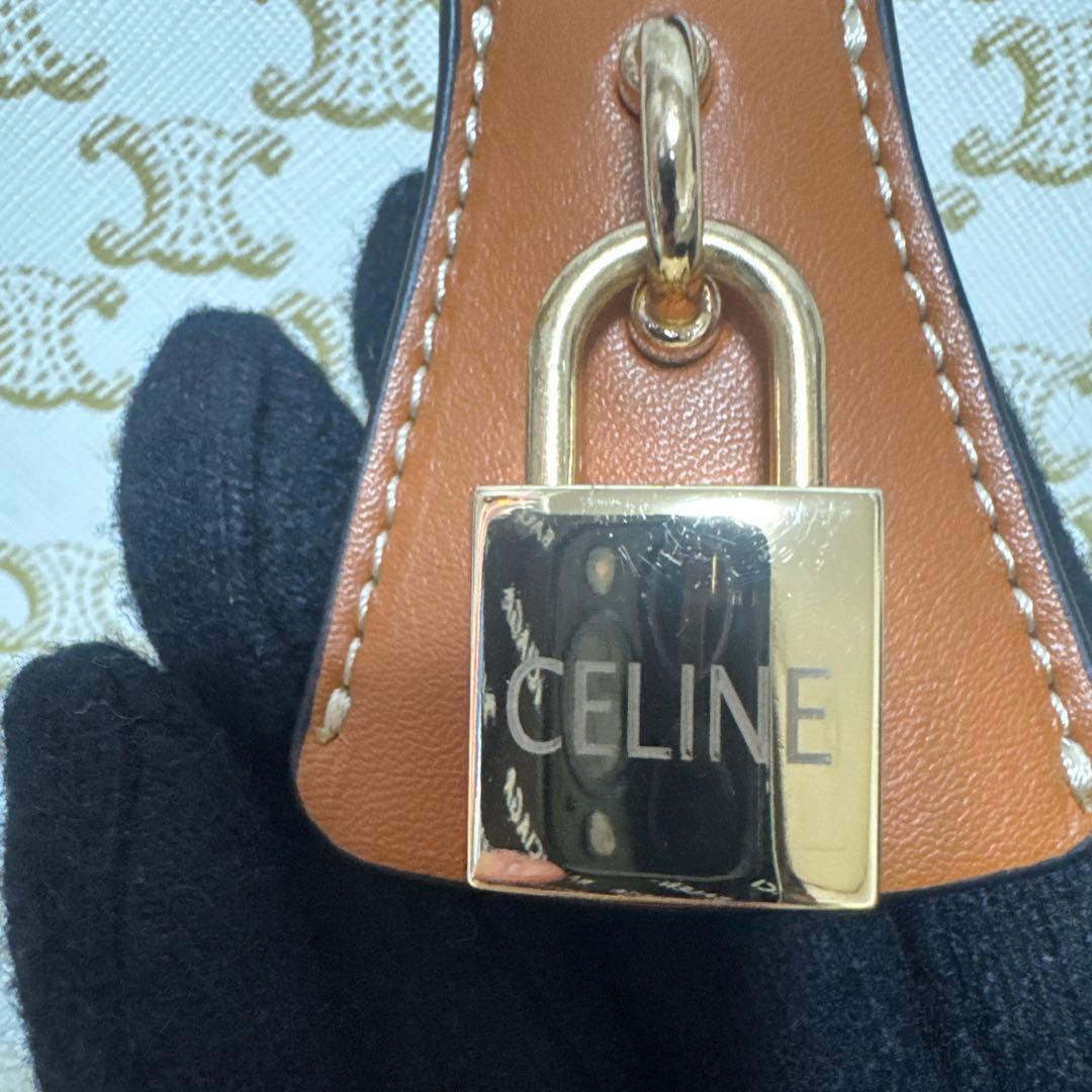 CELINE セリーヌ モノグラム トートバッグ ショルダー紐付き