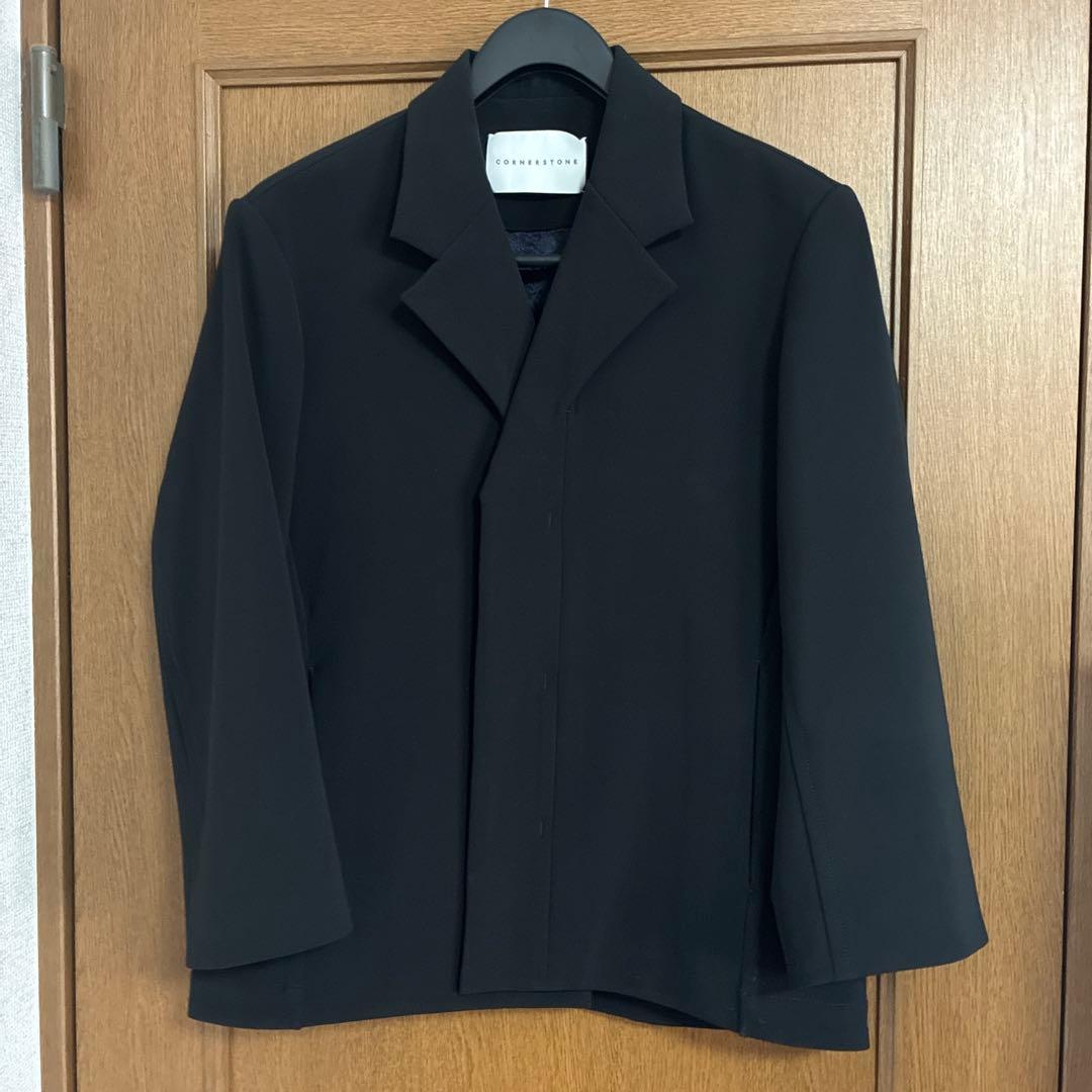 CORNERSTONE 22SS ブラック テーラードジャケット sullen