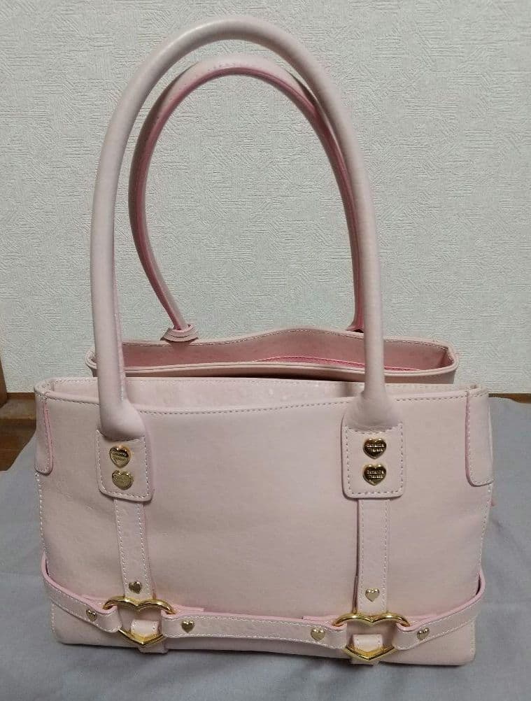 【レトロ可愛い】サマンサタバサ♡ピンクトートバッグ／平成初期の希少デザイン