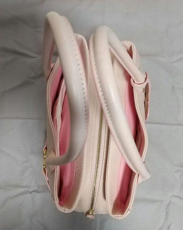 【レトロ可愛い】サマンサタバサ♡ピンクトートバッグ／平成初期の希少デザイン