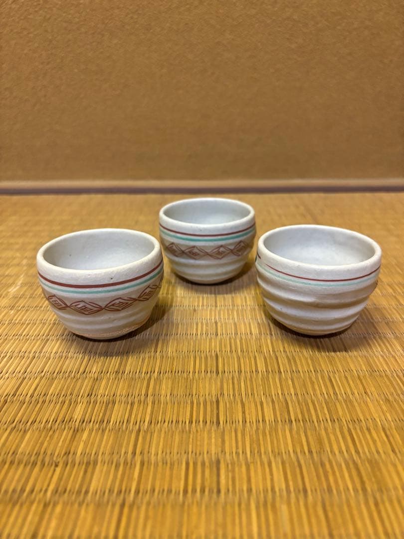 人間国宝　三代徳田八十吉　(正彦) 酒器セット　九谷焼