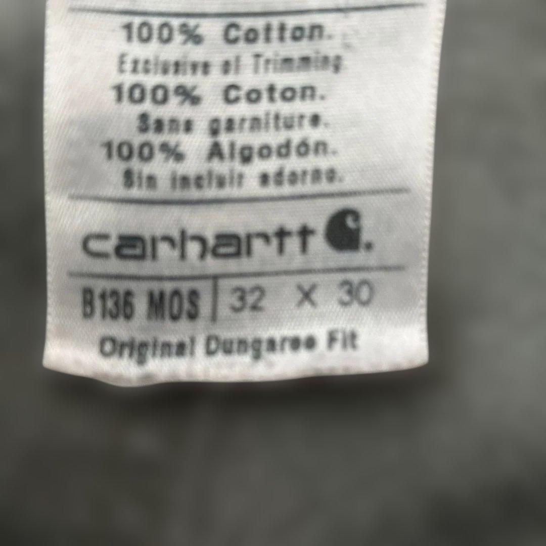 た*か様 Carhartt カーハート B136 MOSダブルニー 32×30