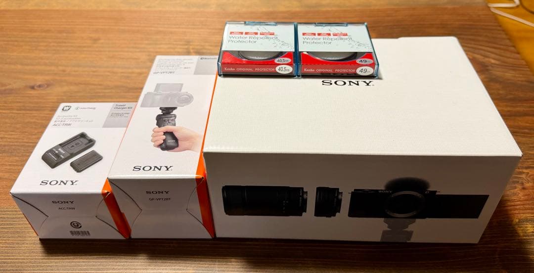 【美品】SONY ZV-E10Y 純正ダブルズームレンズキット　他アクセサリー