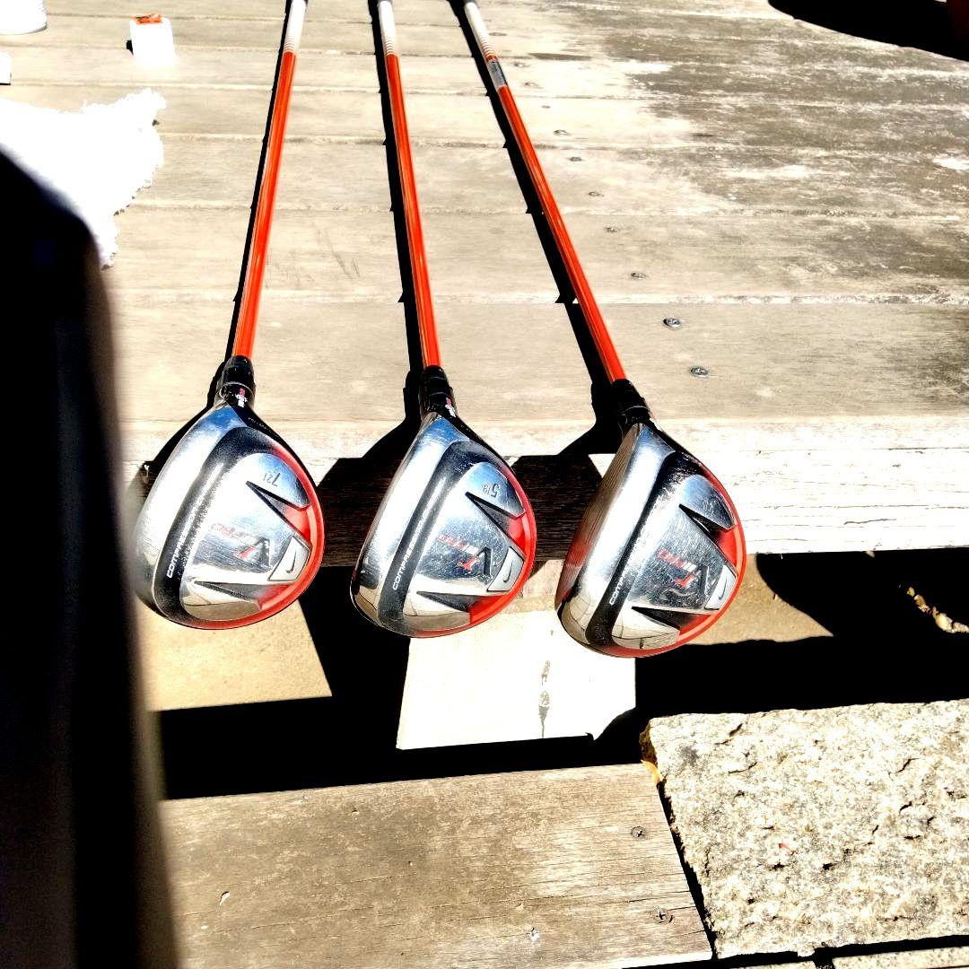 希少NIKE フェアウェイウッド3本セット 3番,5番,7番