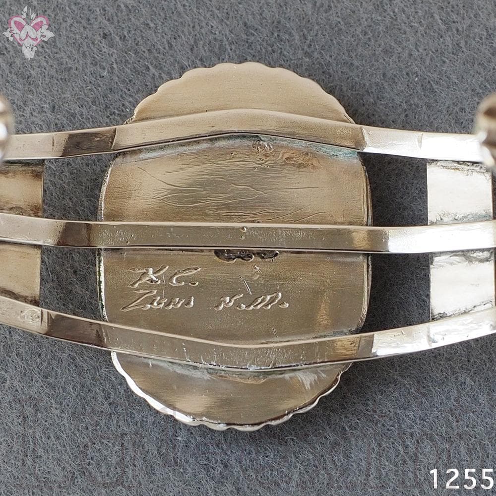 ターコイズ シルバー インディアンジュエリー インレイ ラッキー レッド バード