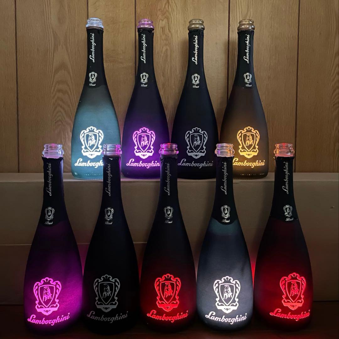 ランボルギーニルミナス 光る瓶 【空き瓶】空瓶 9本セット