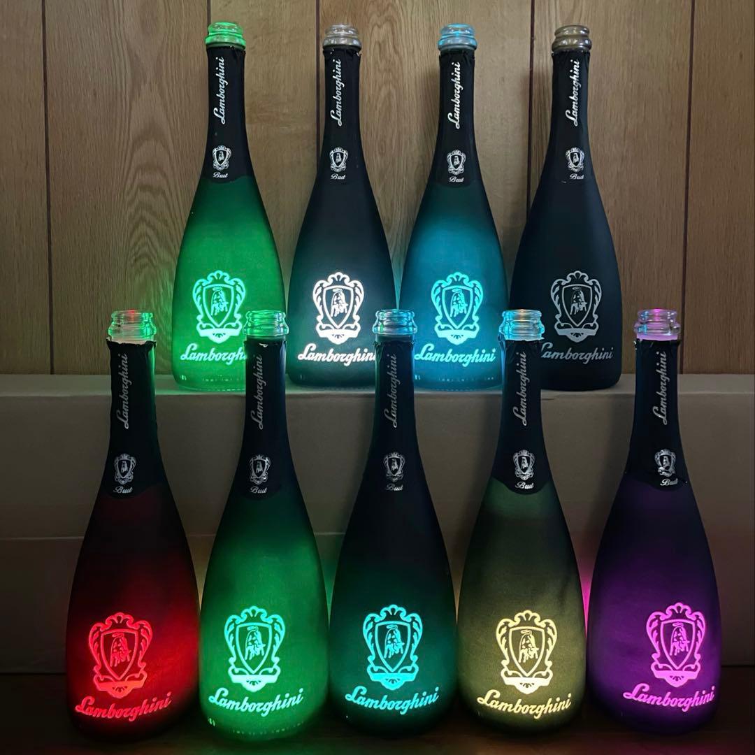 ランボルギーニルミナス 光る瓶 【空き瓶】空瓶 9本セット