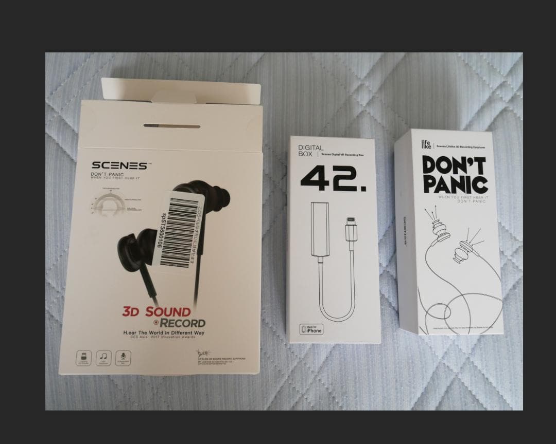 Scenes LifeLike バイノーラルイヤホン