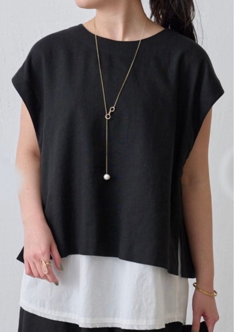 r*i様 BEARDSLEYビアズリー✳︎リネンショートベスト✳︎2025SS✳