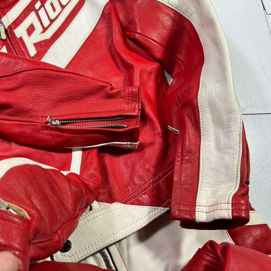 Top Rider トップライダー レザー ツナギ セパレート XL