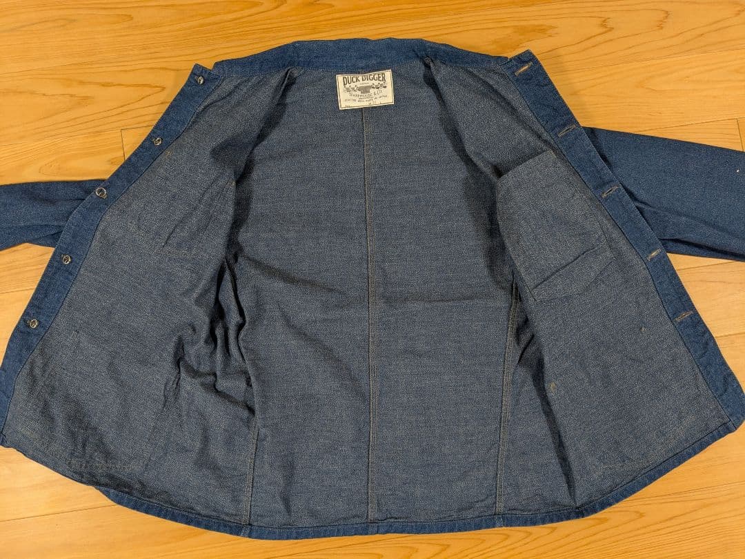 DUCK DIGGER(WAREHOUSE)杢デニムカバーオール サイズ 38