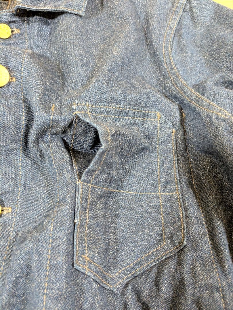 DUCK DIGGER(WAREHOUSE)杢デニムカバーオール サイズ 38