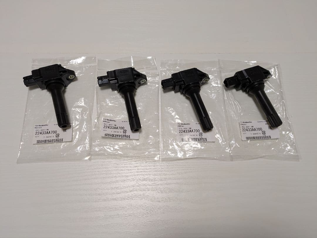 【だだ】SUBARU 点火コイルアセンブリ 22433AA700 4個