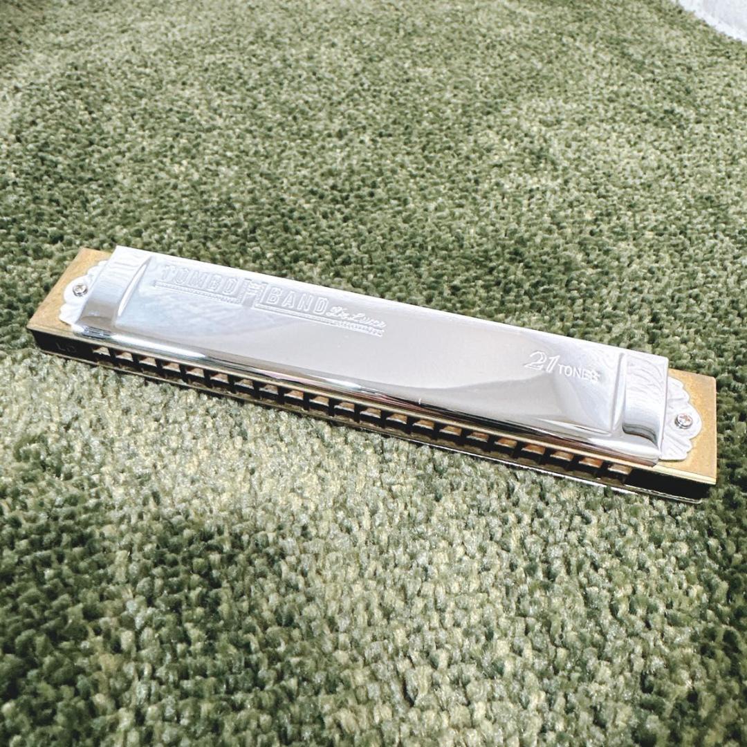 TOMBO BAND Deluxe 21TONE ハーモニカ ケース トンボ